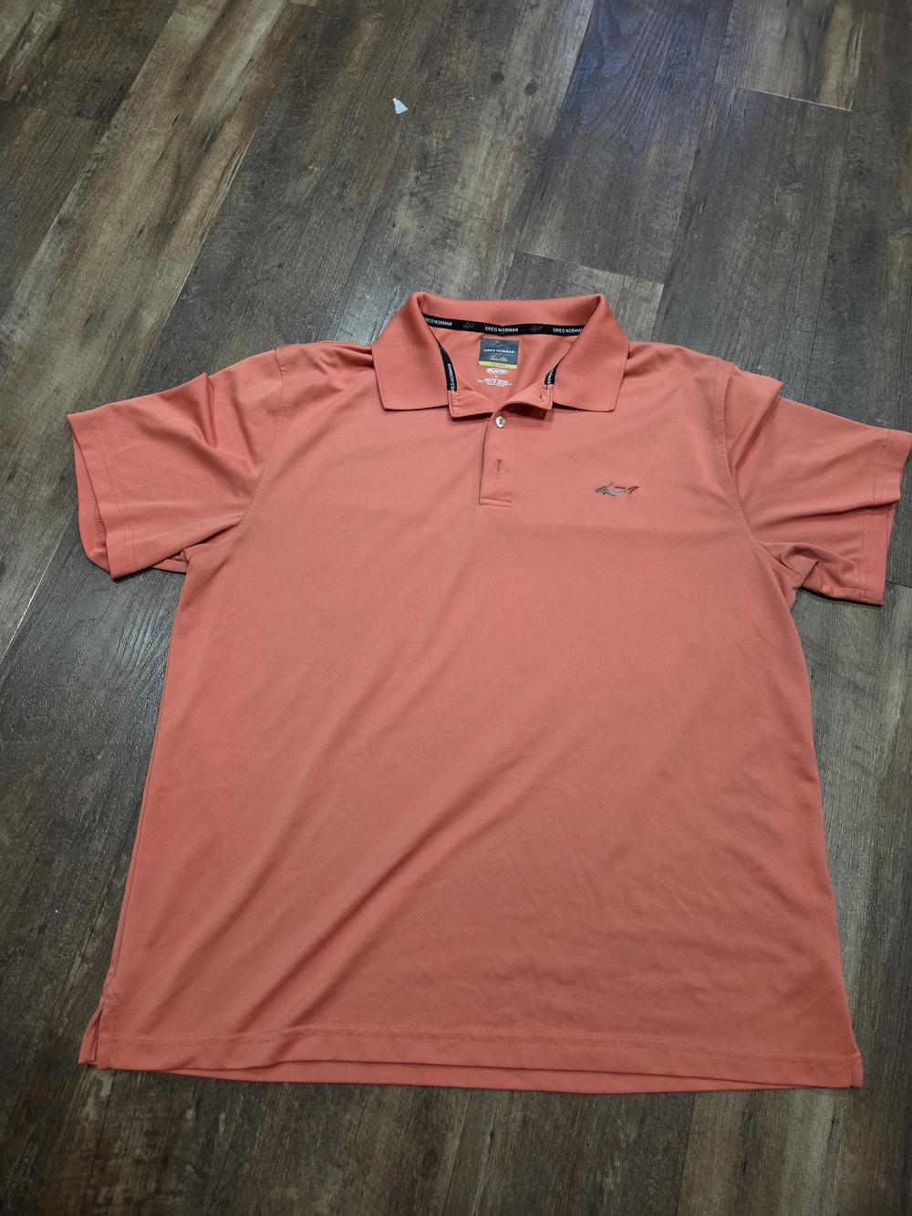 Greg Norman Collection Men’s Coral Golf Polo Shirt